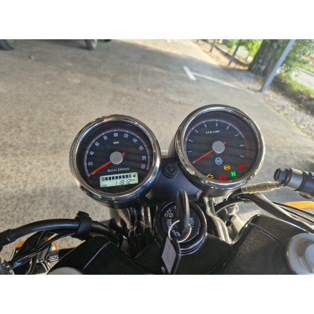 Royal enfield continental slipstream blue demo - 20241029_094930