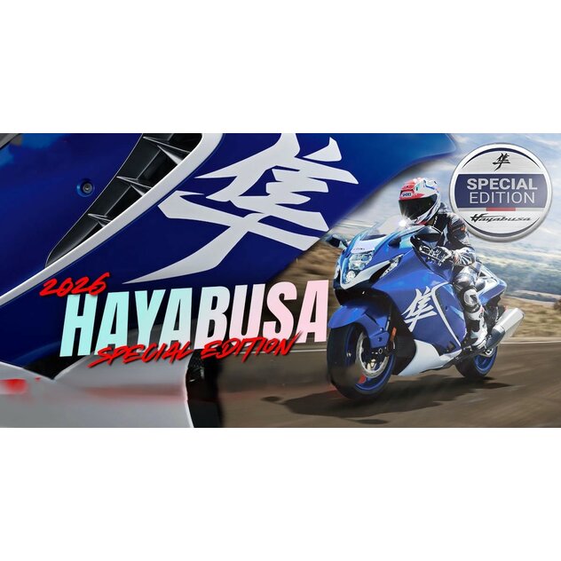 Suzuki gsx1300 hayabusa pearl vigor blue - S 2026-Hayabusa-Special-Edition