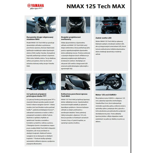 Yamaha nmax 125 techmax - crystal graphite -akcia nmax + prislusenstvo podla vlastného v hodnote 400 eur!!! - Snímka obrazovky 2026-04-14 105425
