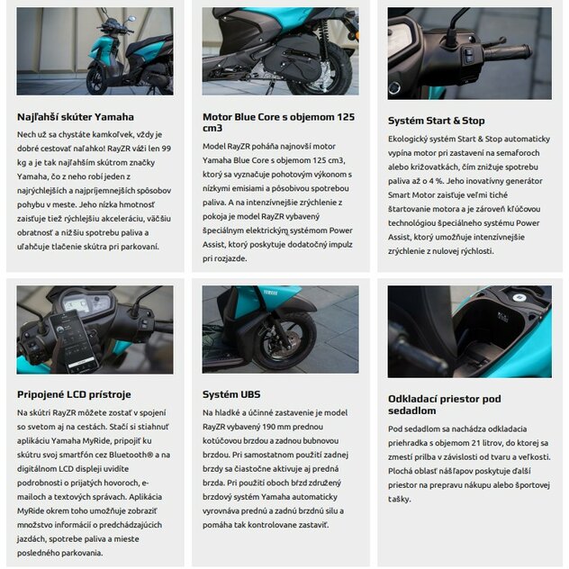 Yamaha rayzr silver sand - Snímka obrazovky 2026-09-03 093652