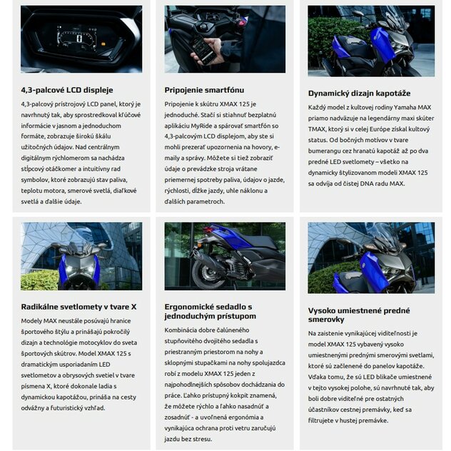 Yamaha xmax 125  icon blue - Snímka obrazovky 2026-04-30 105136