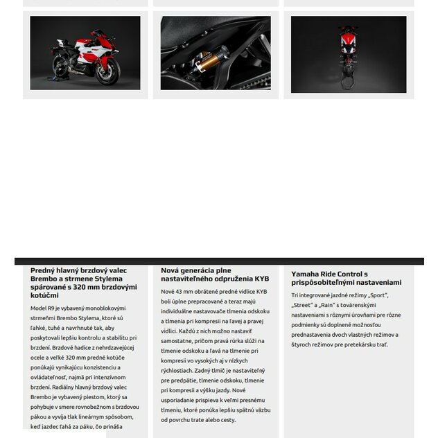 Yamaha yzf-r9 demo tech black demo - Snímka obrazovky 2026-02-24 115217