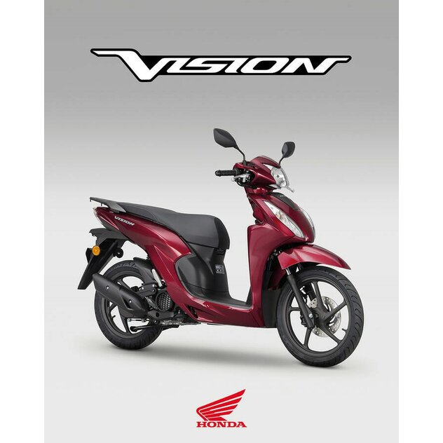 Honda vision 110 červená - vision