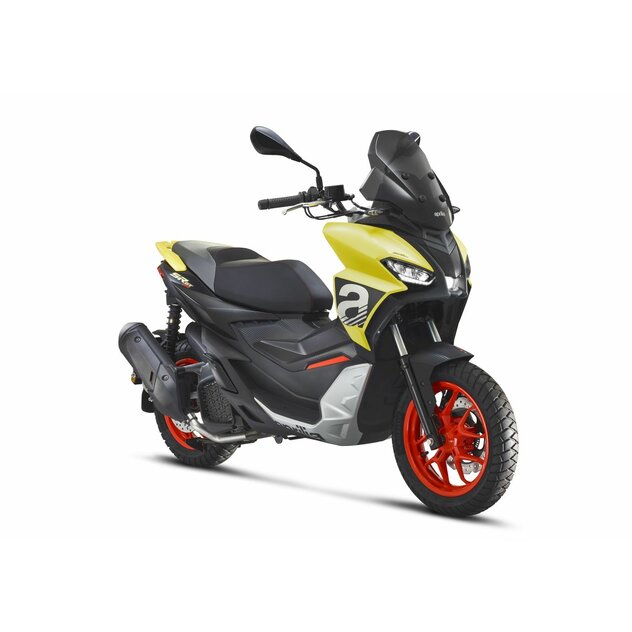 Aprilia sr gt 200 sport abs e5 yellow/black - 2021_Aprilia_SR_GT_200_giallo_abbaglianti3-4AntDX_bianco_1000_025