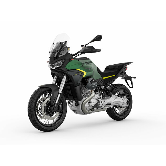 Moto guzzi stelvio aras e5+ verde hiking - Moto-Guzzi_Stelvio-PFF_Verde-Hiking_3-4-ant-sx