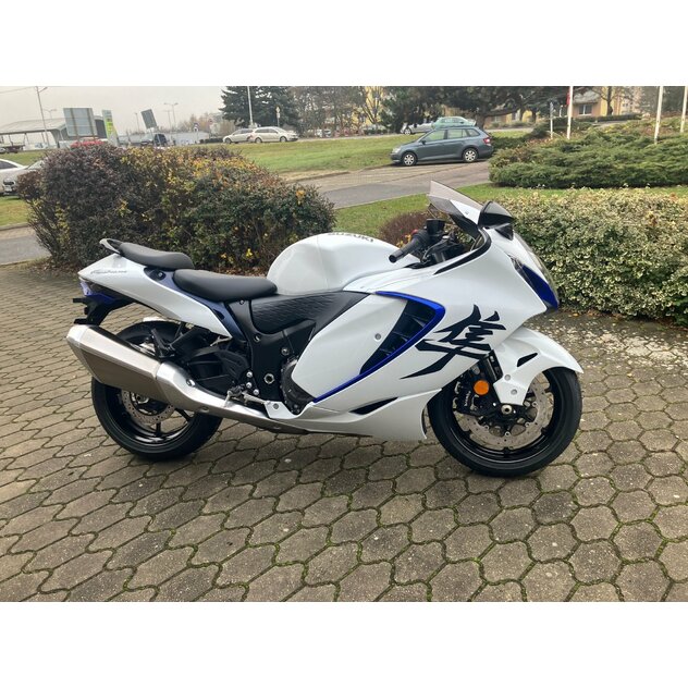 Suzuki gsx1300rrq hayabusa white - IMG_5585