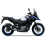 Suzuki dl650xt v-strom biely s doplnkami - M4-V-Strom650XT-color-whiteblue-1