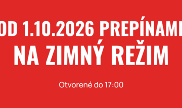 Zmena otváracích hodín