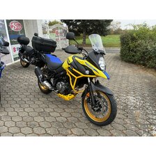 SUZUKI DL650XT V-STROM ŽLTÁ S DOPLNKAMI
